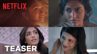 Pitta Kathalu Official Teaser watch online free, Shruti Haasan, Eesha Rebba, Amala Paul, Saanve Megg
