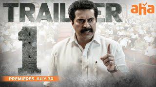 One Telugu Trailer | Mammootty | Santhosh Viswanath | Bobby & Sanjay  | Premieres July 30