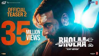 Bholaa Official Teaser 2 | Bholaa In 3D | Ajay Devgn | Tabu | 30th March 2023