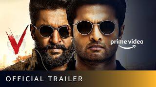 V - Official Trailer watch online free, Nani, Sudheer Babu, Aditi Rao Hydari, Nivetha Thomas