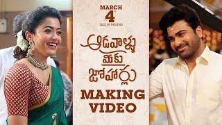 Aadavallu Meeku Johaarlu Making | Sharwanand, Rashmika Mandanna | Tirumala Kishore | DSP