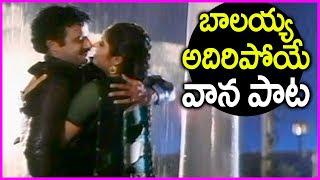 Balakrishna And Divya Bharti Rain Song - Muddutho Srungara Beetu - Dharma Kshetram Movie